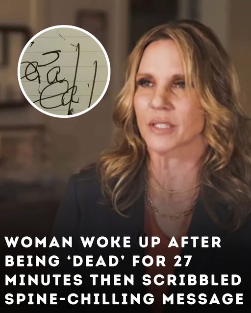 Woman was ‘dead’ for 27 minutes, but as soon as she woke up she scribbled a spine-chilling message…