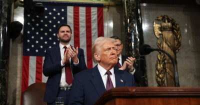 Lip reader says JD Vance made threat before Trump congress speech