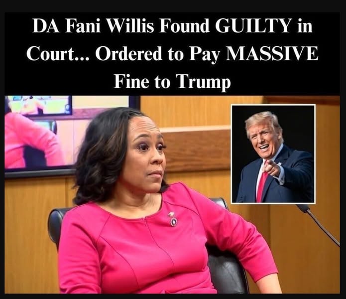 DA Willis Ordered To Pay Big Fine For Violations In Trump Case