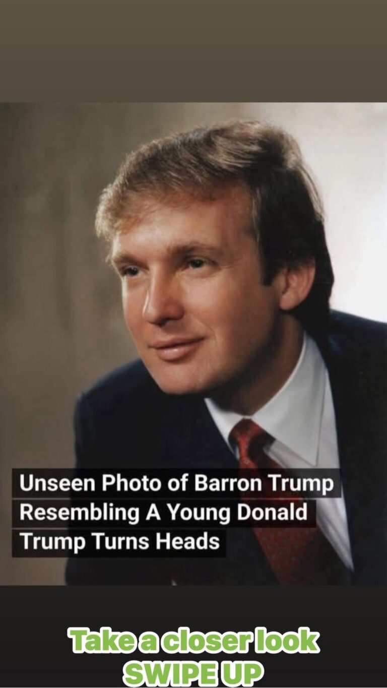 Barron Trump’s Striking Resemblance to a Young Donald Trump Goes Viral,