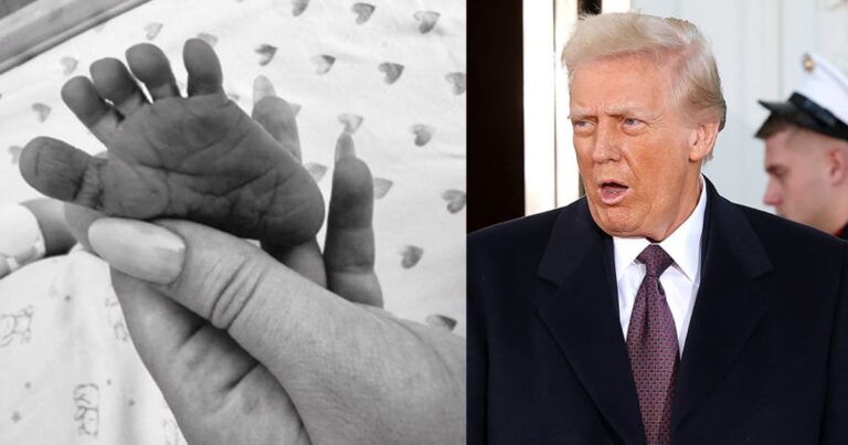 Tiffany Trump has welcomed her first child