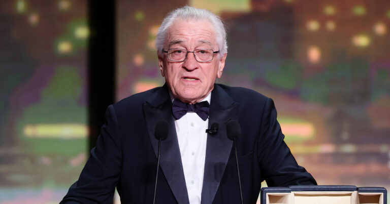 Robert De Niro’s brutal jab at Trump during Cannes speech