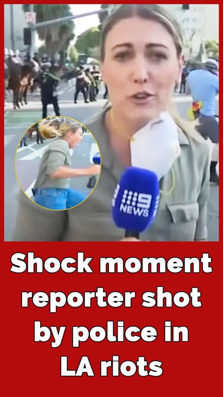 Reporter shot by police while filming LA riots