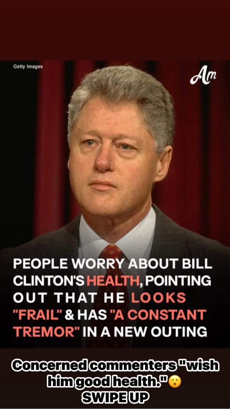 Bill Clinton’s Latest Outing Sparks Public Concern About His Health