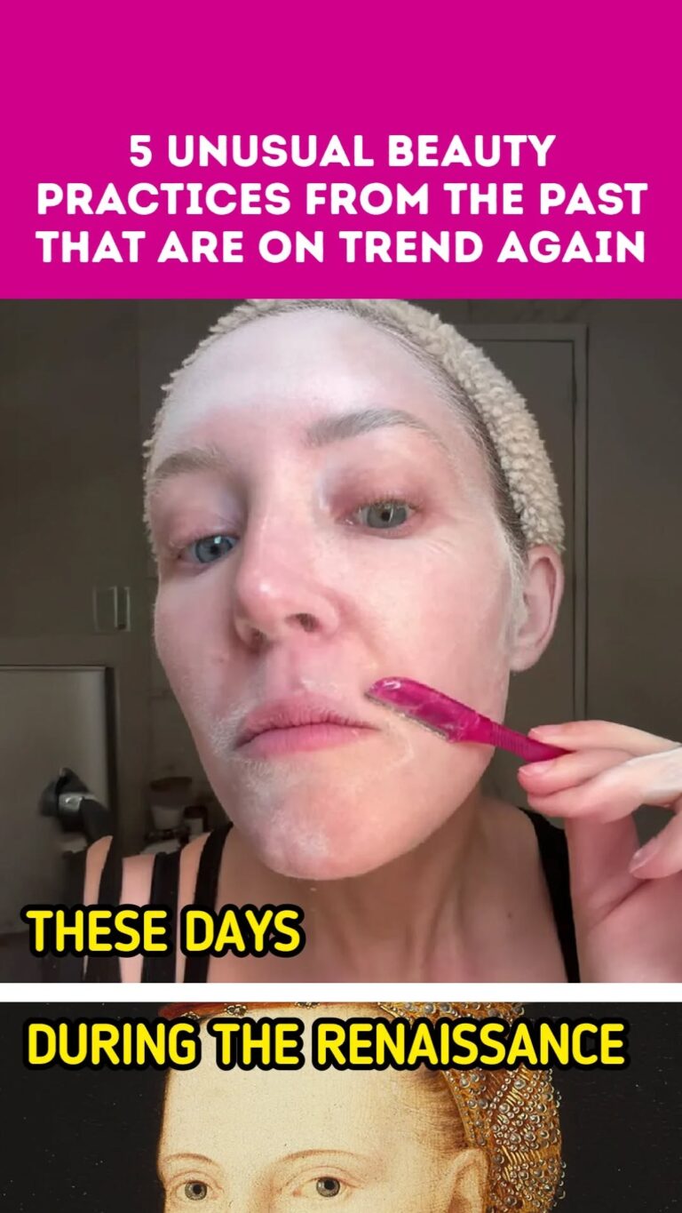 5 Unusual Beauty Practices From the Past That Are on Trend Again