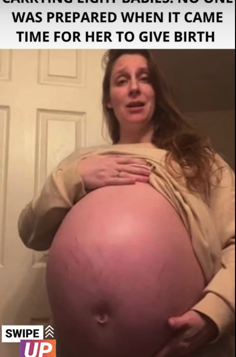 Incredible Mom’s Massive Baby Bump Stuns, Sparking Speculation of 8 Babies!